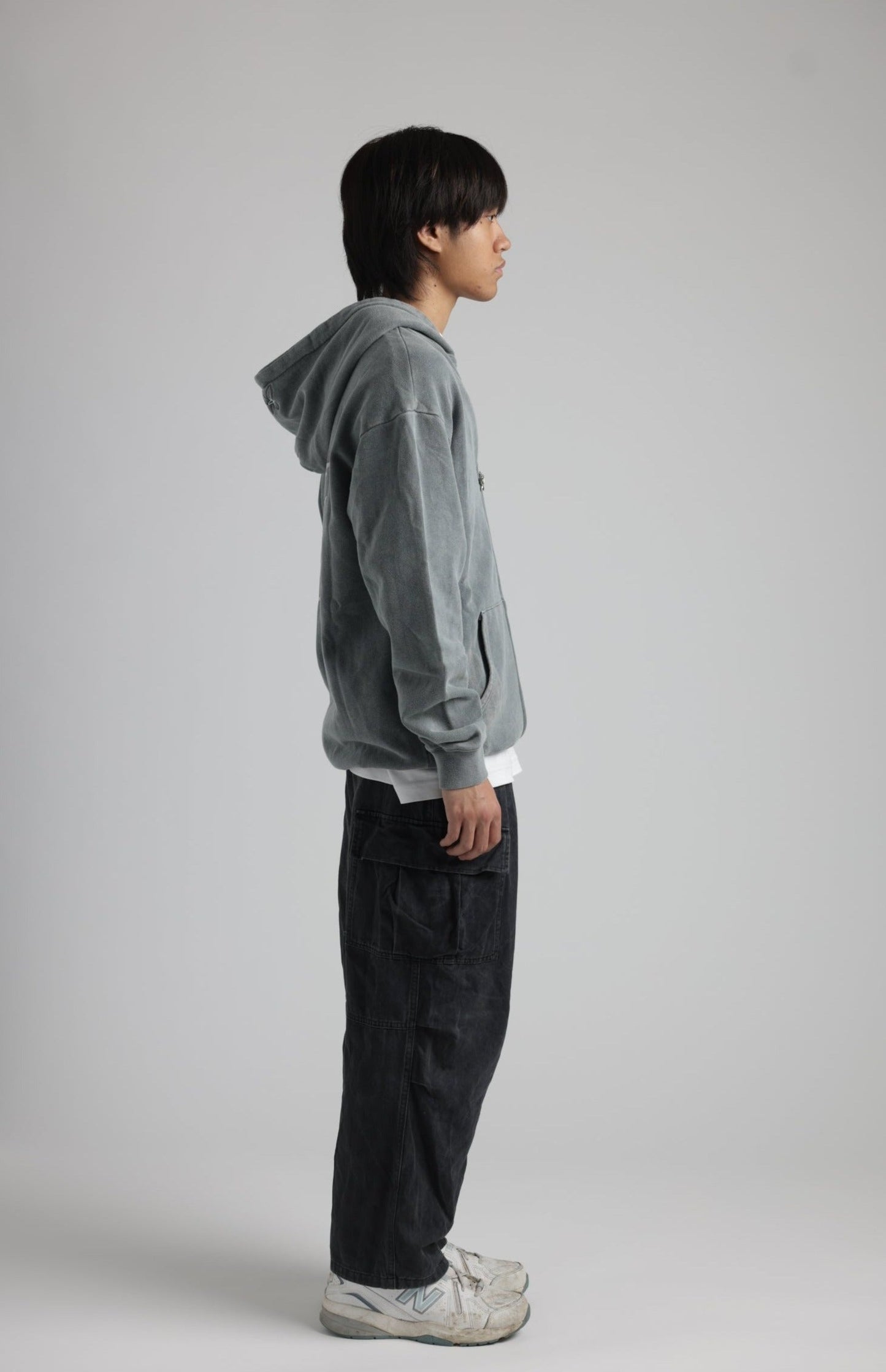 9 STAR ZIP-UP (ASH GREY)
