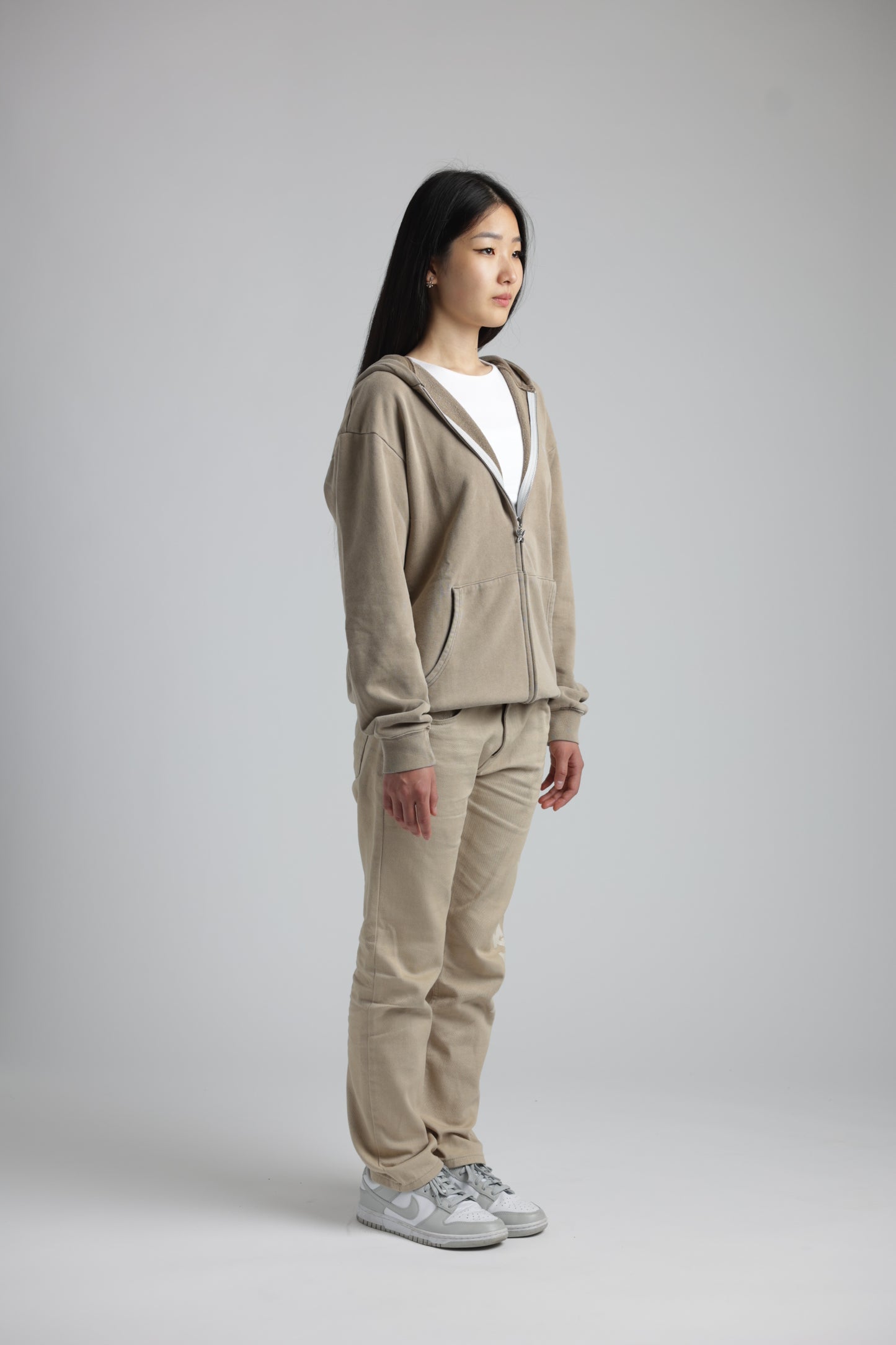 9 STAR ZIP-UP (TAN)
