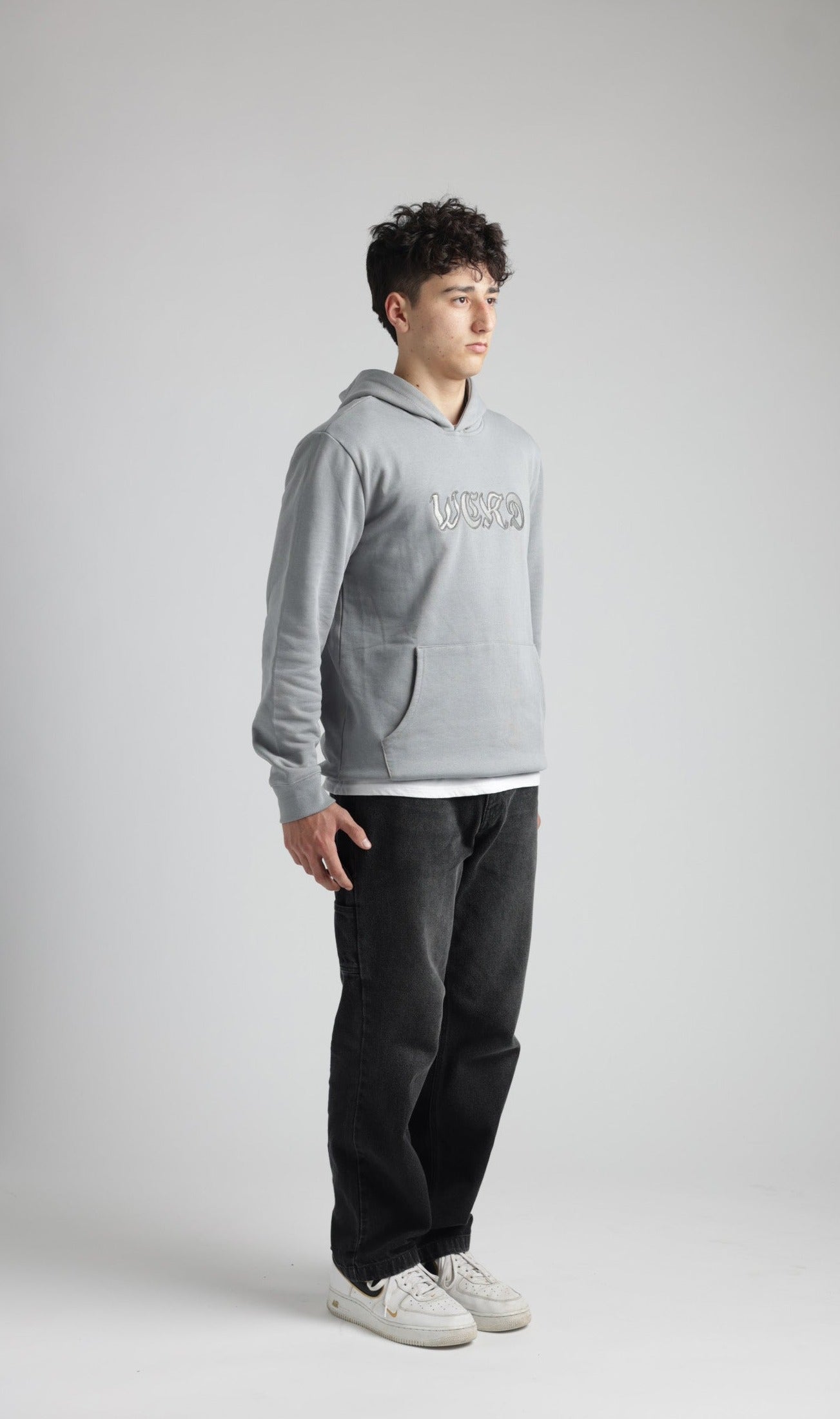 CELTIC SNAKE HOODIE (LIGHT GREY)