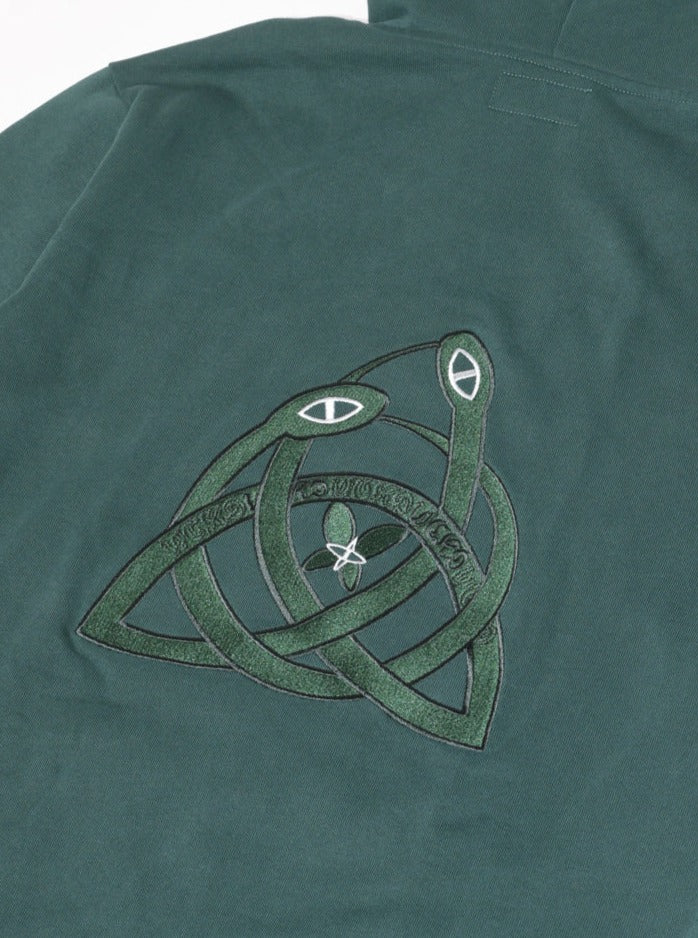 CELTIC SNAKE HOODIE (FOREST GREEN)