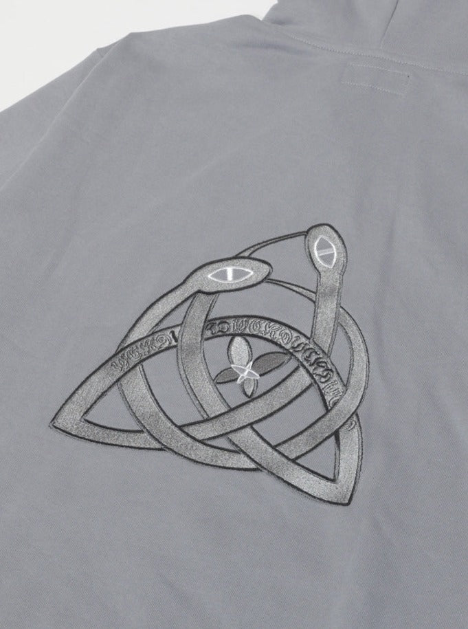 CELTIC SNAKE HOODIE (LIGHT GREY)