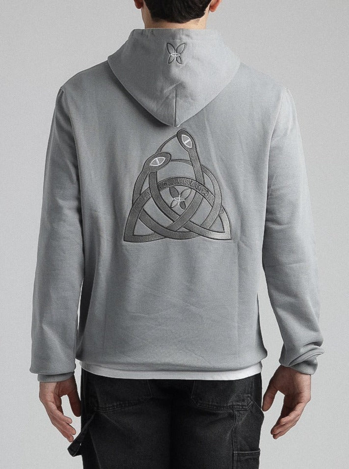 CELTIC SNAKE HOODIE (LIGHT GREY)